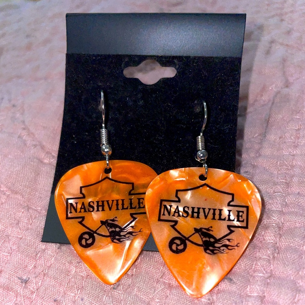 Nashville Guitar pick Earrings